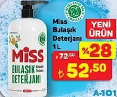 MİSS BULAŞIK DETERJANI 1 L MİSS BULAŞIK DETERJANI 1 L